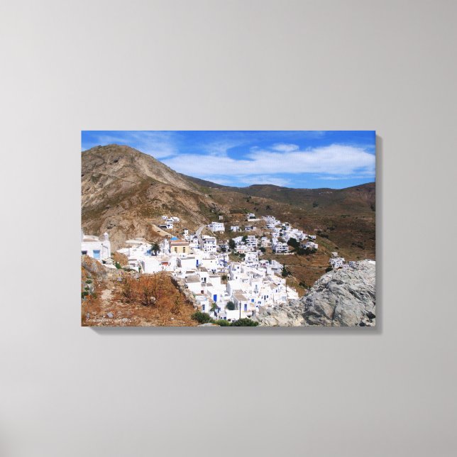 Serifos town – Serifos Canvas Print (Front)