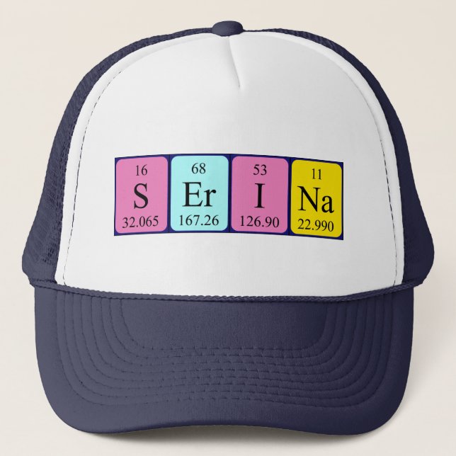 Serina periodic table name hat (Front)