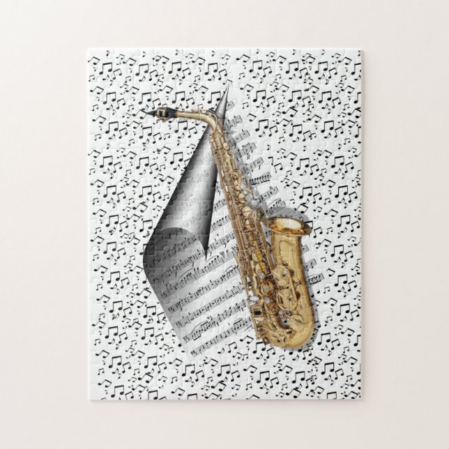 Serious about puzzles -Jazz (Vertical)