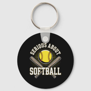 Serious About Softll Funny Softll Player Keychain