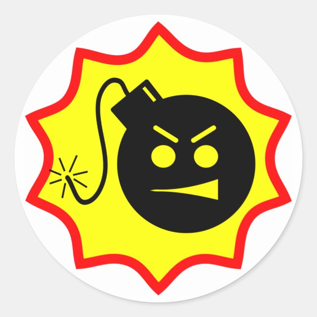 Serious Bomb Stickers (Front)