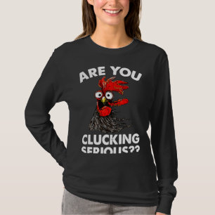 Serious Farmer Chicken T-Shirt