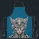 Serious Feline Being Apron<br><div class="desc">Serious Feline Being</div>