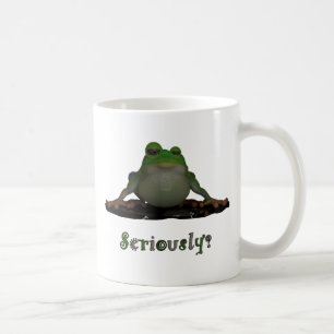 Serious Frog Coffee Mug