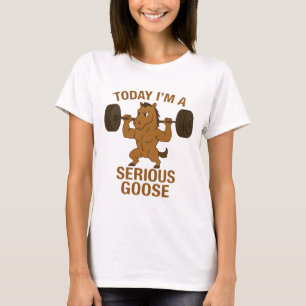 Serious Goose Funny Animal T-shirt
