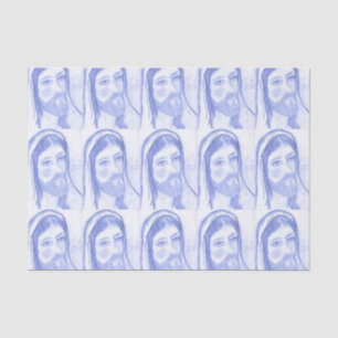 Serious Jesus Tissue Paper