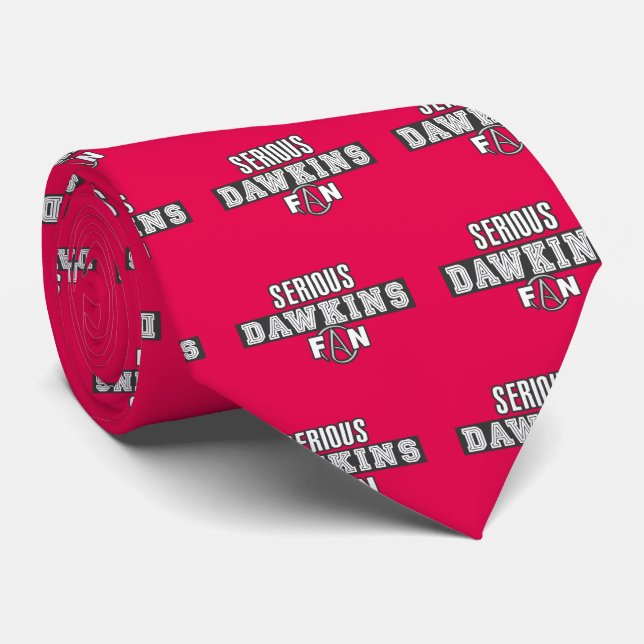 Serious Richard Dawkins Fan - Atheism Tie (Rolled)