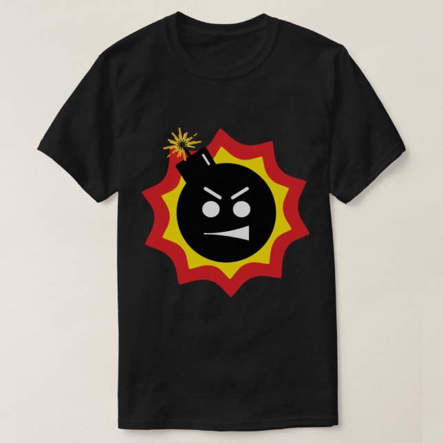 Serious Sam Short Fuse Bomb Logo Classic T-Shirt (Design Front)