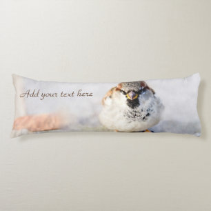 Serious Sparrow Body Pillow