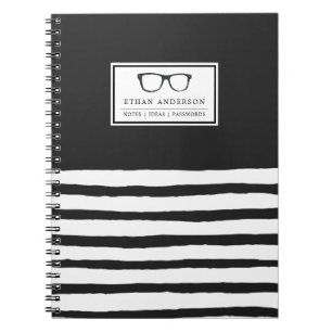 Serious Spectacles   Notes & Passwords Notebook