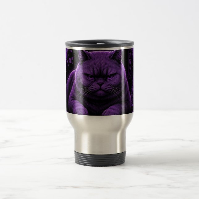 Seriously Cat Travel Mug (Center)