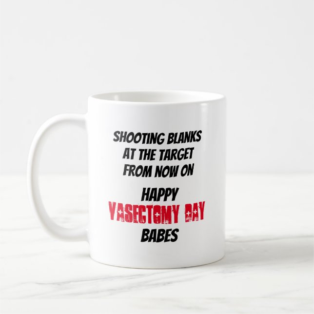 Seriously Funny Shooting Blanks At The Target Coffee Mug (Left)