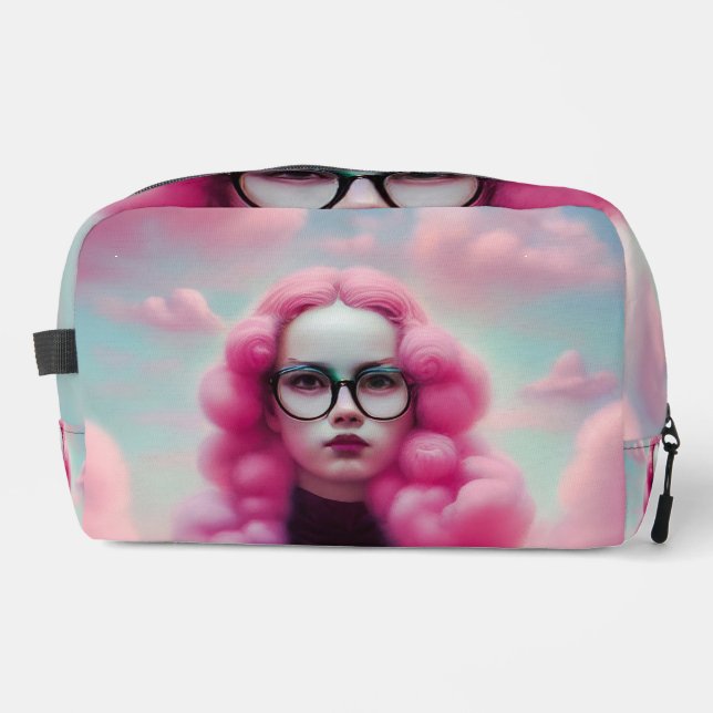 Seriously Pink Hair Dopp Kit (Front)