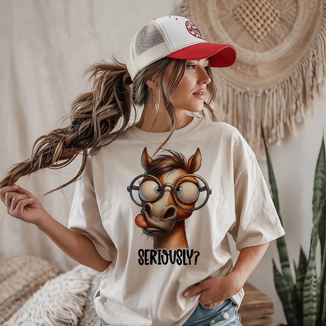 Seriously Silly Horse T-Shirt (Creator Uploaded)
