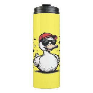 Seriously What The Duck Funny Duck Style Joke Thermal Tumbler