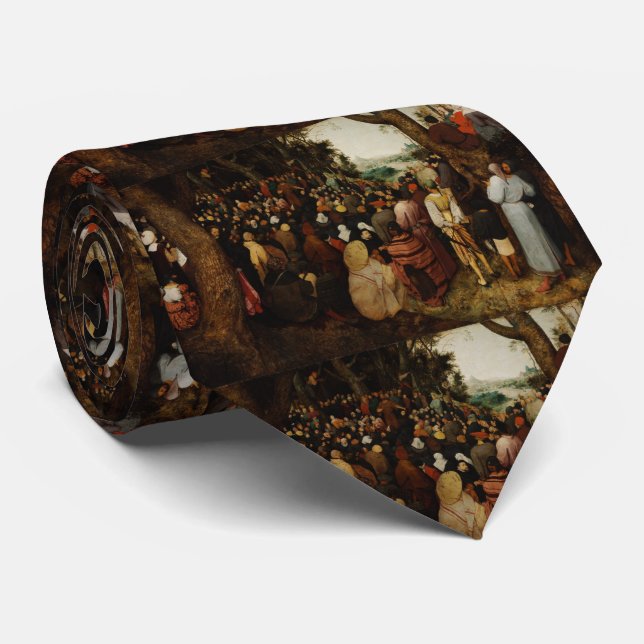 Sermon of St John the Baptist by Pieter Bruegel Tie (Rolled)