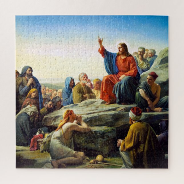 Sermon on the Mount by Carl Bloch Jigsaw Puzzle (Vertical)