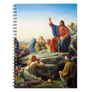 Sermon on the Mount by Carl Bloch Notebook