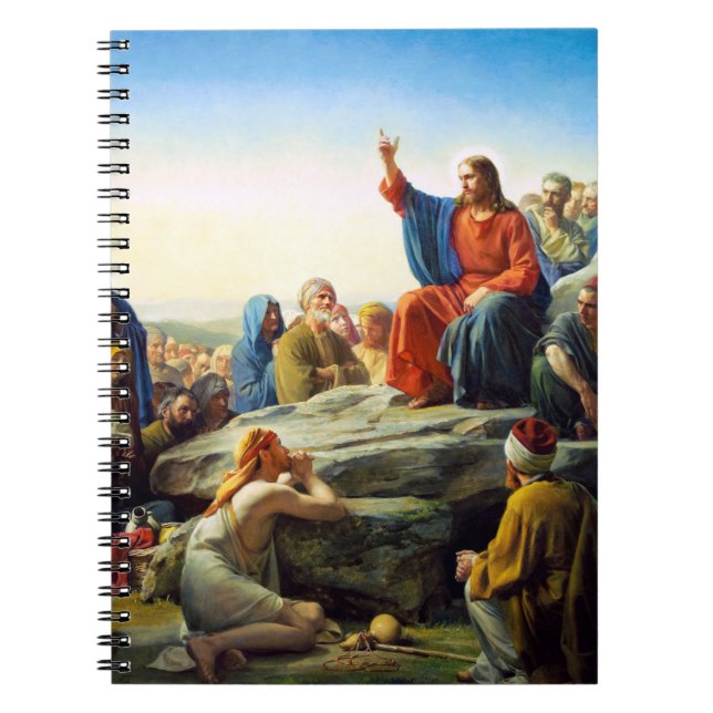 Sermon on the Mount by Carl Bloch Notebook (Front)