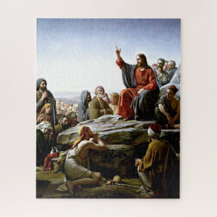 Sermon on the Mount - Carl Bloch painting Jigsaw Puzzle