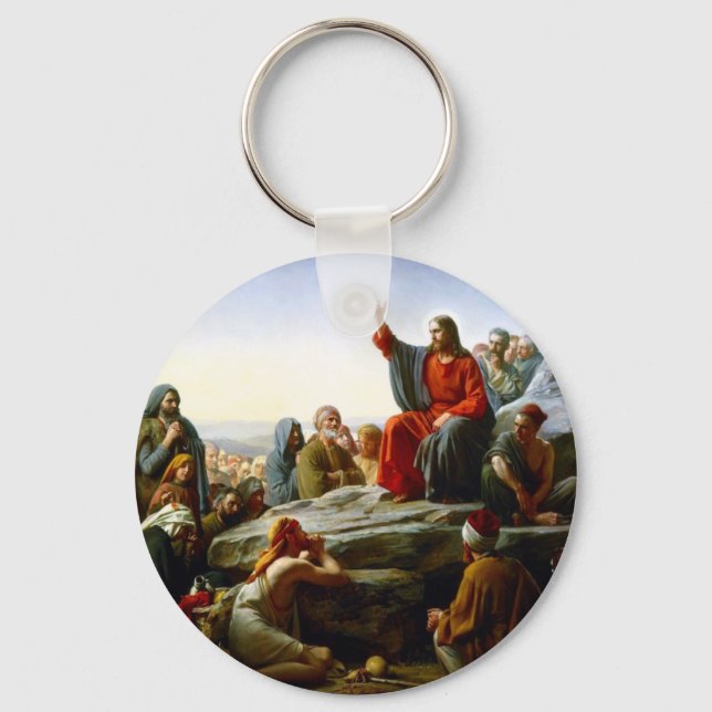 Sermon on the Mount Keychain (Front)