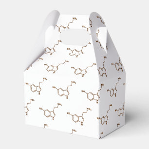 Serotonin Molecular Chemical Formula Favor Box