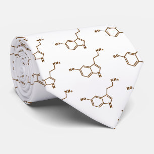 Serotonin Molecular Chemical Formula Tie