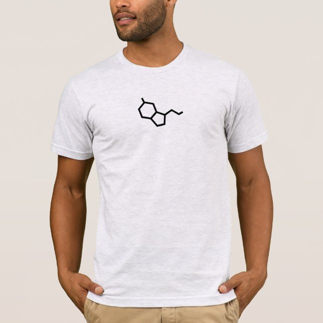 Serotonin Molecule - Happiness T-Shirt (Front)