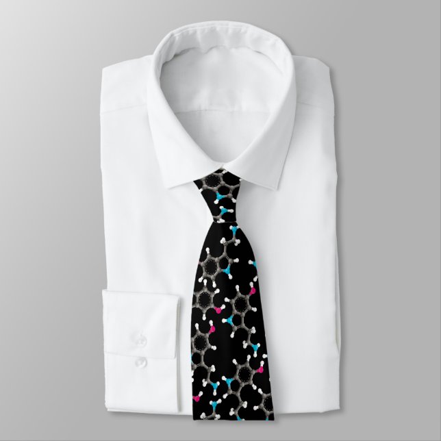 Serotonin Molecule Tie (Tied)