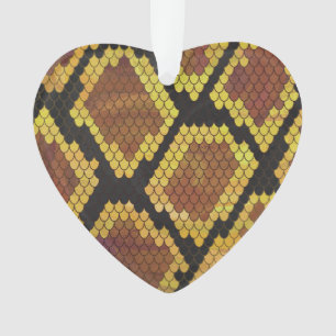 Serpent Brown et impression or