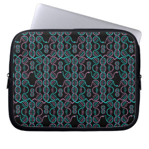 Serpent Chasing Tail Seamless Pattern Laptop Sleeve