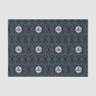 Serpent Chasing Tail Seamless Pattern Tissue Paper