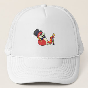 Serpent comme chambre avec Casquette
