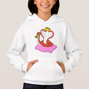Serpent comme roi avec Couronne