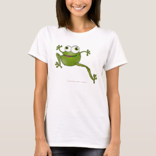 Serpent courant - grenouille - T-shirt de femmes
