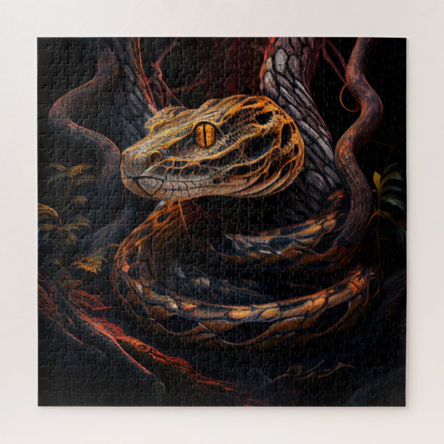 Serpent du puzzle (Vertical)