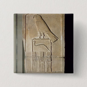 Serpent king stela, c.3000 BC (limestone) (also se 2 Inch Square Button