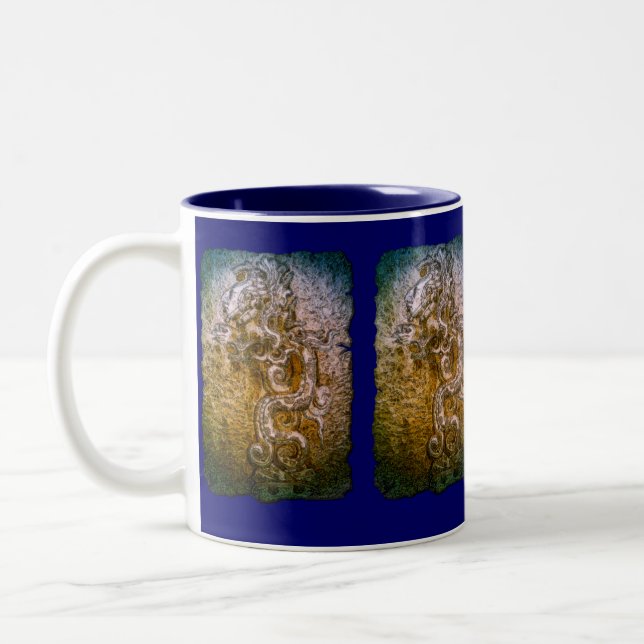 Serpent Maya Dieu histoire Mug (Gauche)
