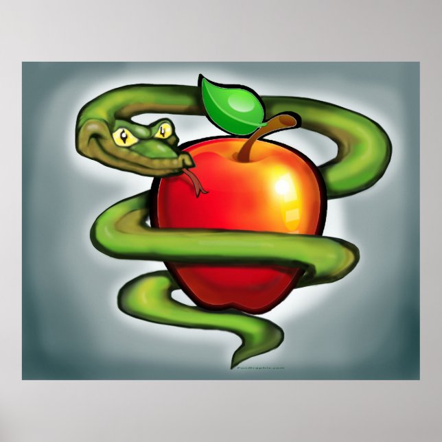Serpent n Apple Poster (Front)