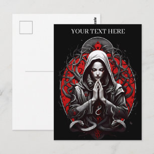 Serpent Priestess of the Shadow Grove Postcard
