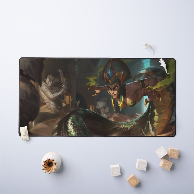 Serpent’s Embrace Gaming Desk Mat | Assassin fans (Kids Table)