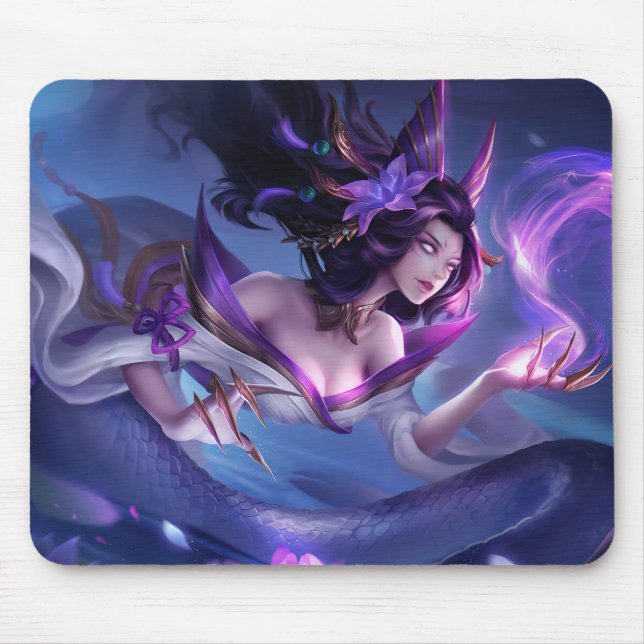 Serpent’s Embrace Gaming Mousepad | Snake Themed D (Front)