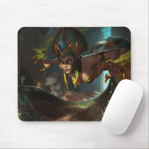 Serpent’s Embrace Gaming Mousepad Snake Witch