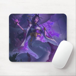 Serpent’s Embrace Gaming Mousepad Snake Witch