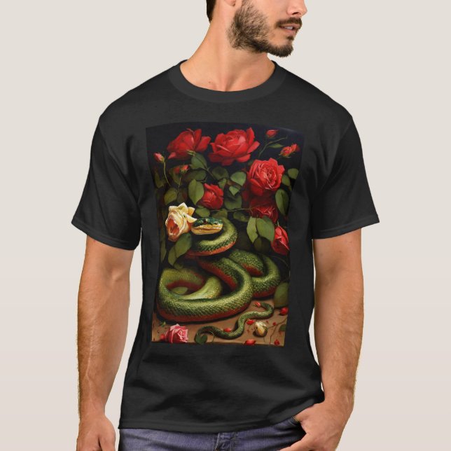 "Serpent Symbiosis" T-Shirt (Front)