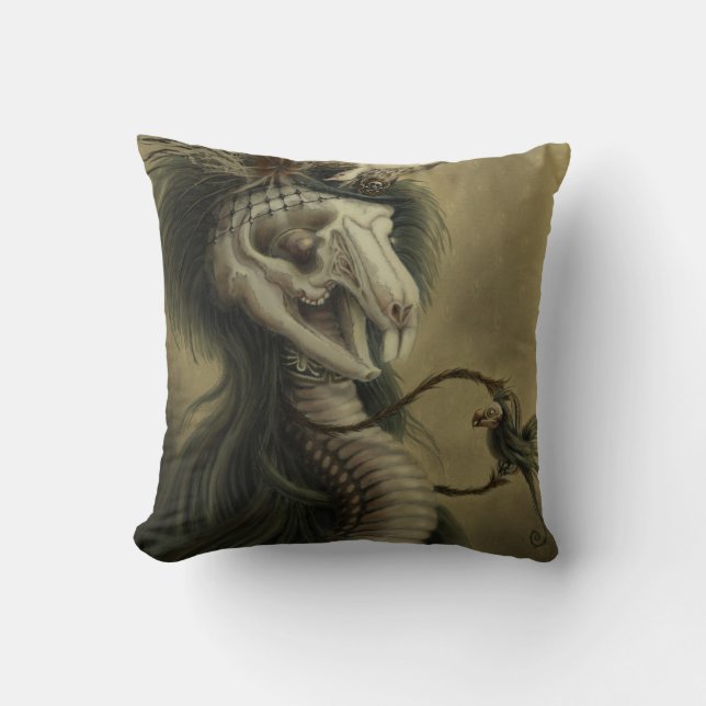 Serpenteese Throw Pillow (Front)