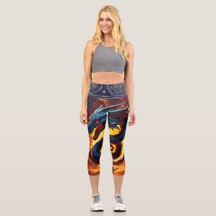 Serpentine Heights: Dragon Tattoo Capris