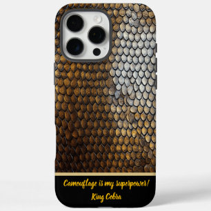 Serpentine scales' exquisite light texture iPhone 16 pro max case