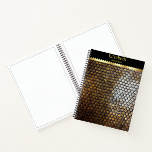 Serpentine scales' exquisite light texture notebook