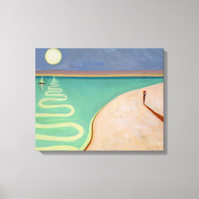 Serpentine Sunset 2004 Canvas Print (Front)